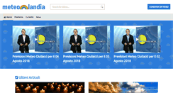 Desktop Screenshot of meteolandia.com